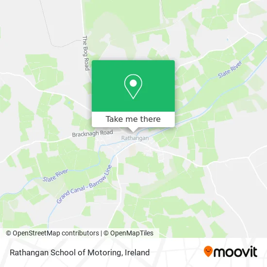 Rathangan School of Motoring map