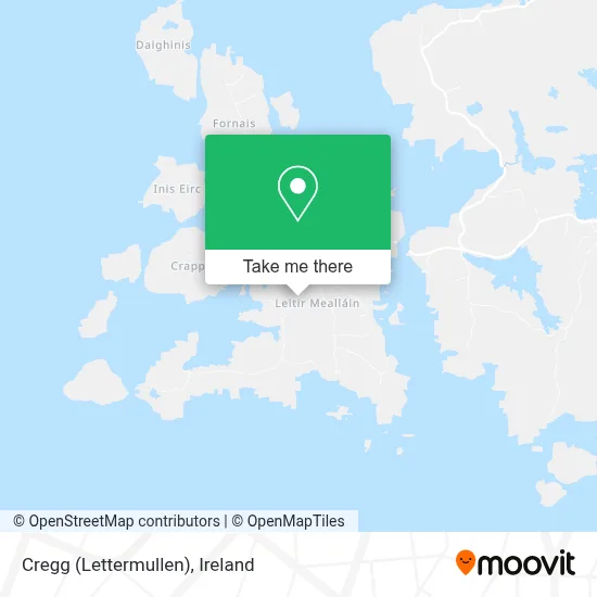 Cregg (Lettermullen) map