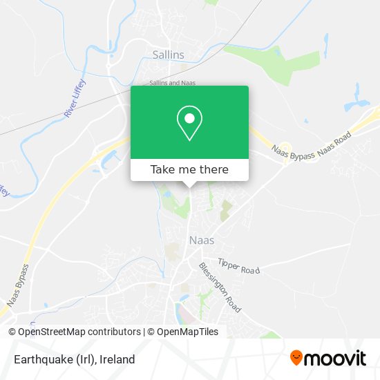 Earthquake (Irl) map