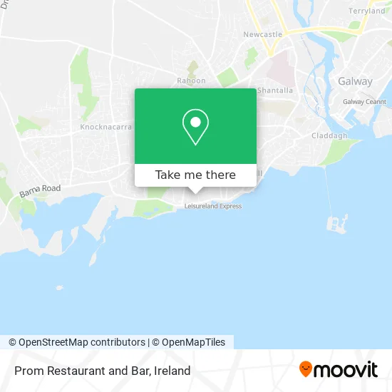 Prom Restaurant and Bar map