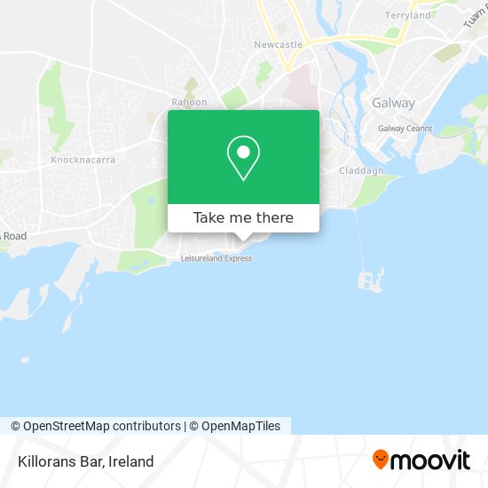 Killorans Bar map