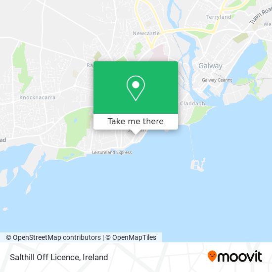 Salthill Off Licence map