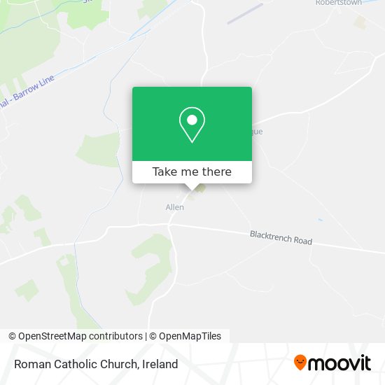 Roman Catholic Church map