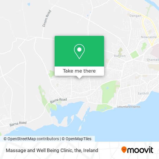 Massage and Well Being Clinic, the map