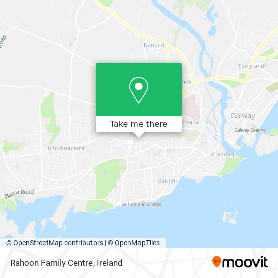 Rahoon Family Centre map