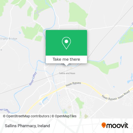 Sallins Pharmacy map