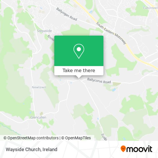 Wayside Church map