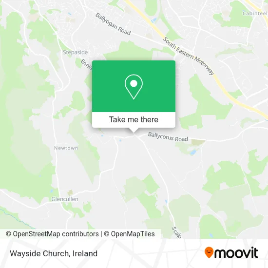 Wayside Church map