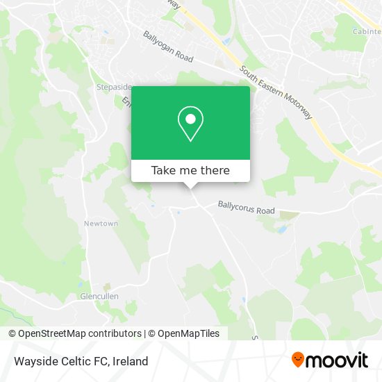 Wayside Celtic FC map
