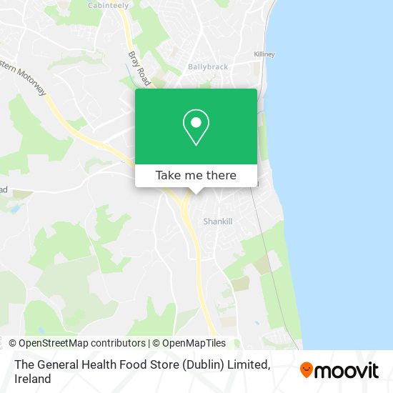 The General Health Food Store (Dublin) Limited map