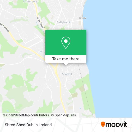 Shred Shed Dublin map