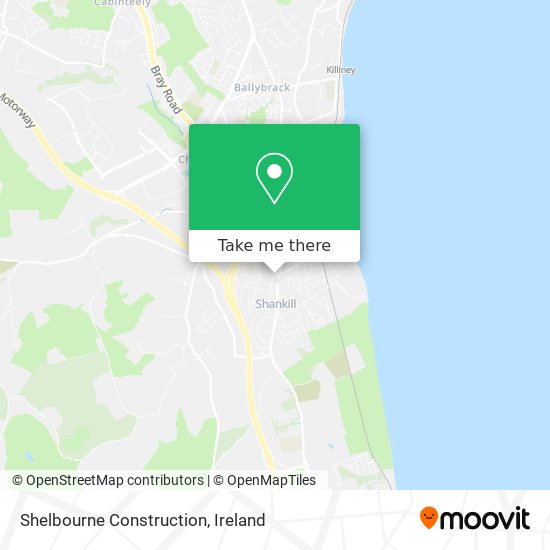 Shelbourne Construction map