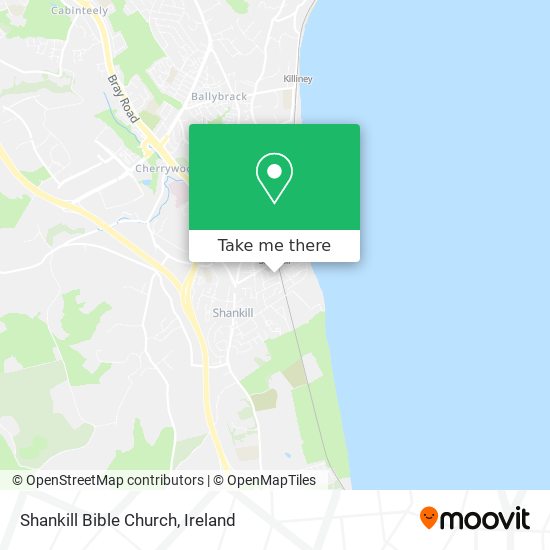 Shankill Bible Church map
