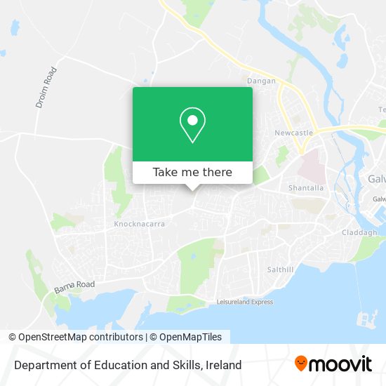 Department of Education and Skills map