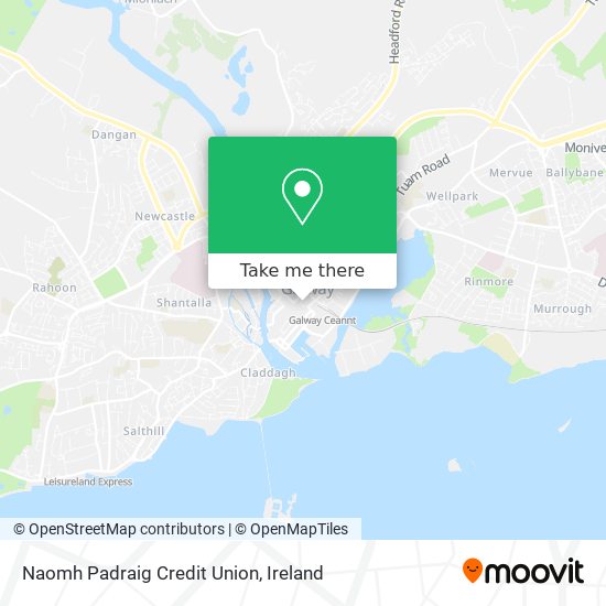 Naomh Padraig Credit Union map