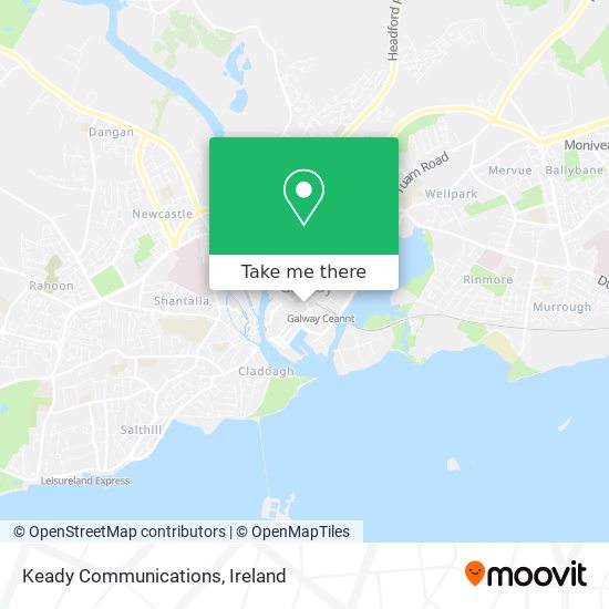 Keady Communications map