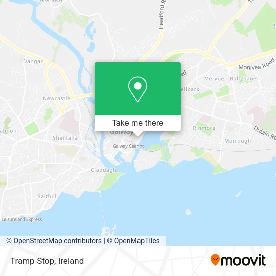 Tramp-Stop map