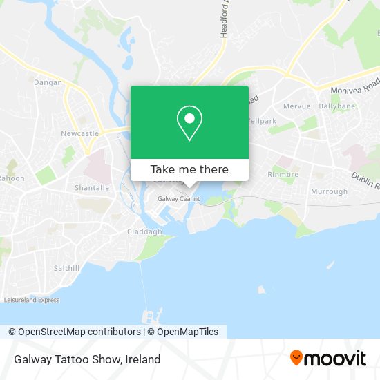 Galway Tattoo Show map