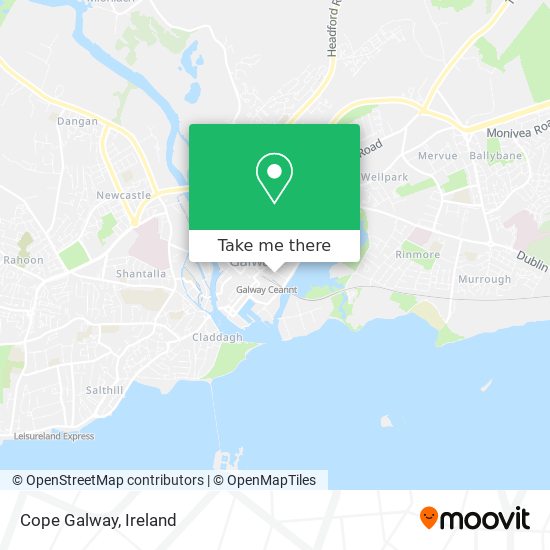 Cope Galway map
