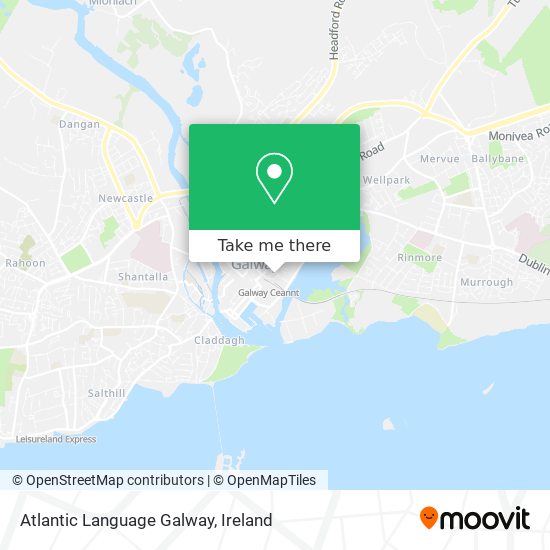 Atlantic Language Galway map