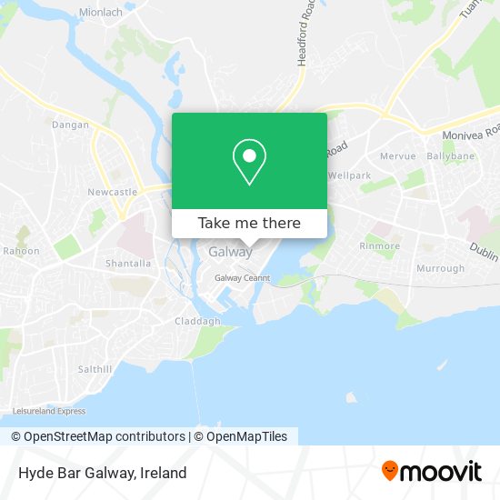 Hyde Bar Galway plan