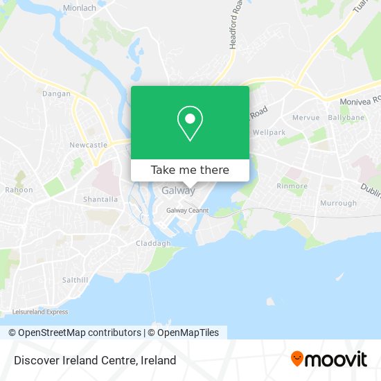 Discover Ireland Centre map