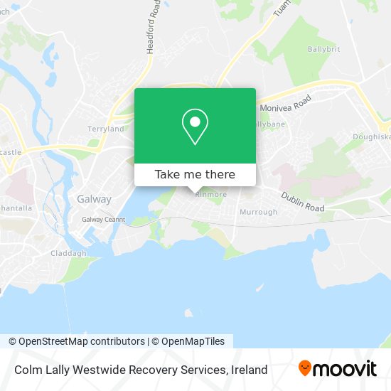 Colm Lally Westwide Recovery Services map