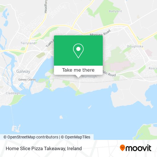 Home Slice Pizza Takeaway map