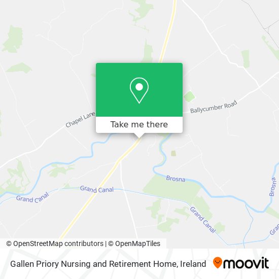 Gallen Priory Nursing and Retirement Home map