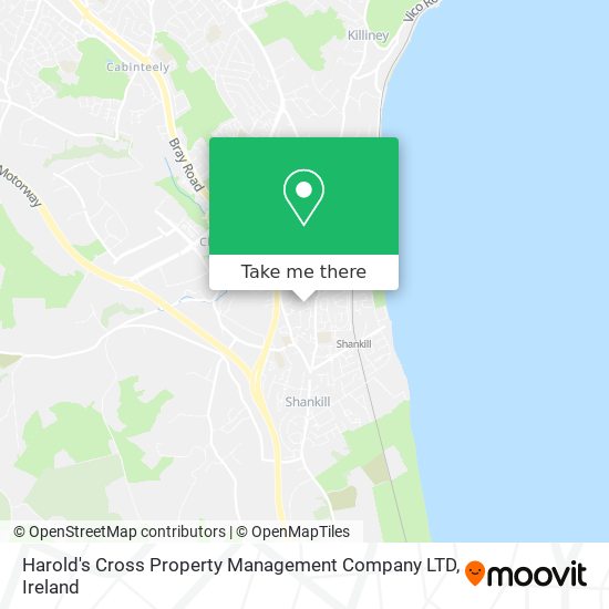 Harold's Cross Property Management Company LTD map