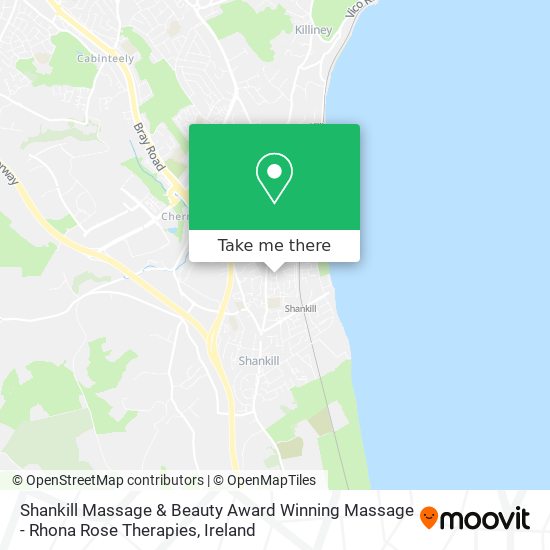 Shankill Massage & Beauty Award Winning Massage - Rhona Rose Therapies map