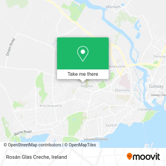 Rosán Glas Creche map