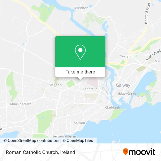 Roman Catholic Church map