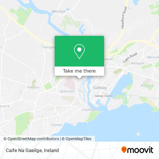 Caife Na Gaeilge map