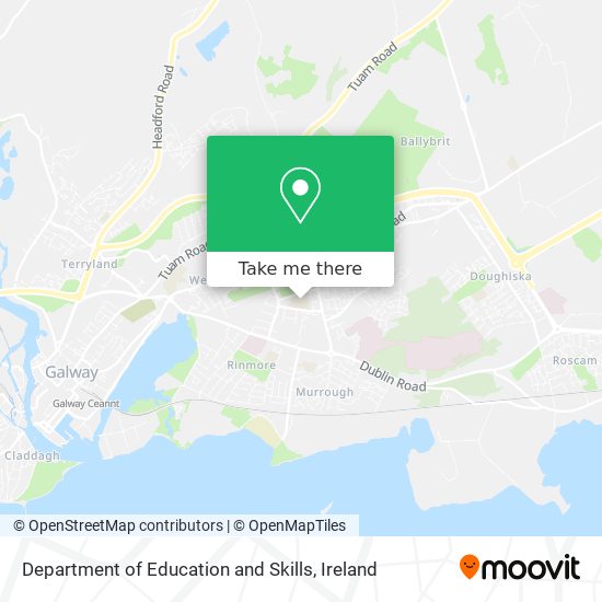 Department of Education and Skills map