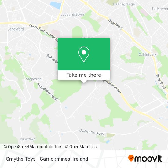 Smyths Toys - Carrickmines map