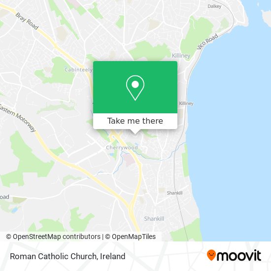 Roman Catholic Church map