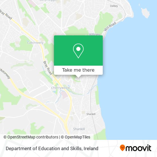 Department of Education and Skills map