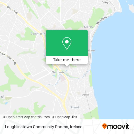 Loughlinstown Community Rooms map