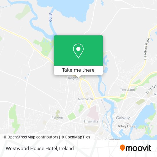 Westwood House Hotel map