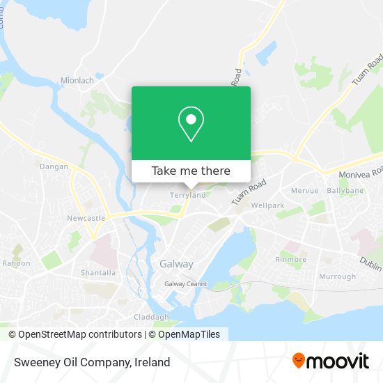 Sweeney Oil Company map