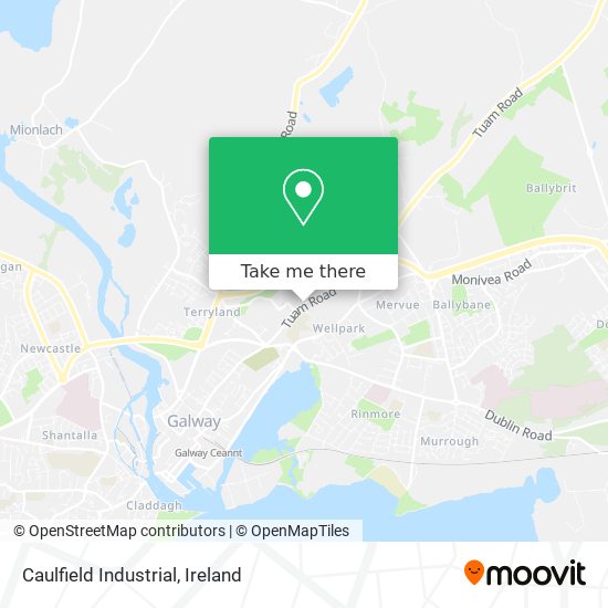 Caulfield Industrial map