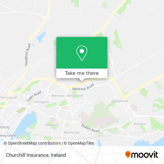 Churchill Insurance map