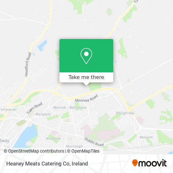 Heaney Meats Catering Co map