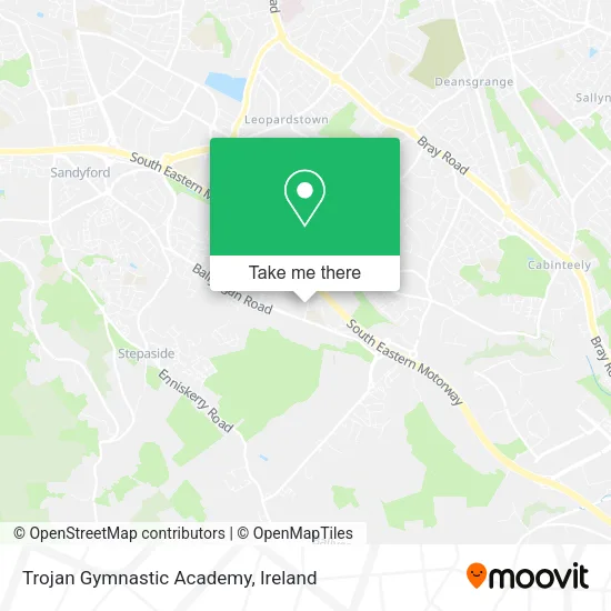 Trojan Gymnastic Academy map