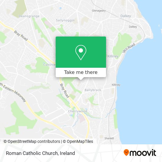 Roman Catholic Church map