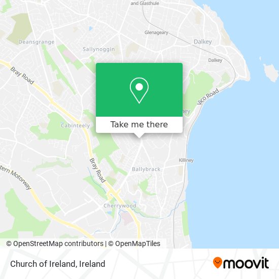 Church of Ireland map