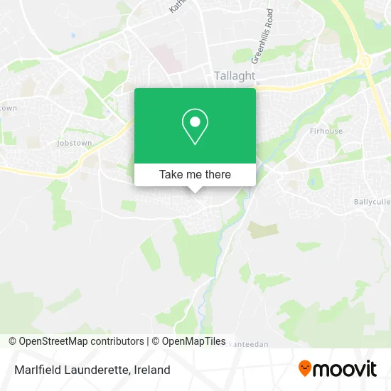 Marlfield Launderette map