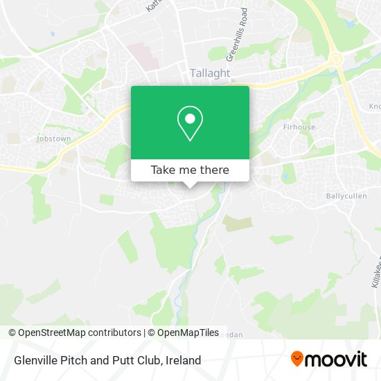 Glenville Pitch and Putt Club map