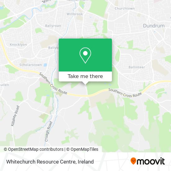 Whitechurch Resource Centre map